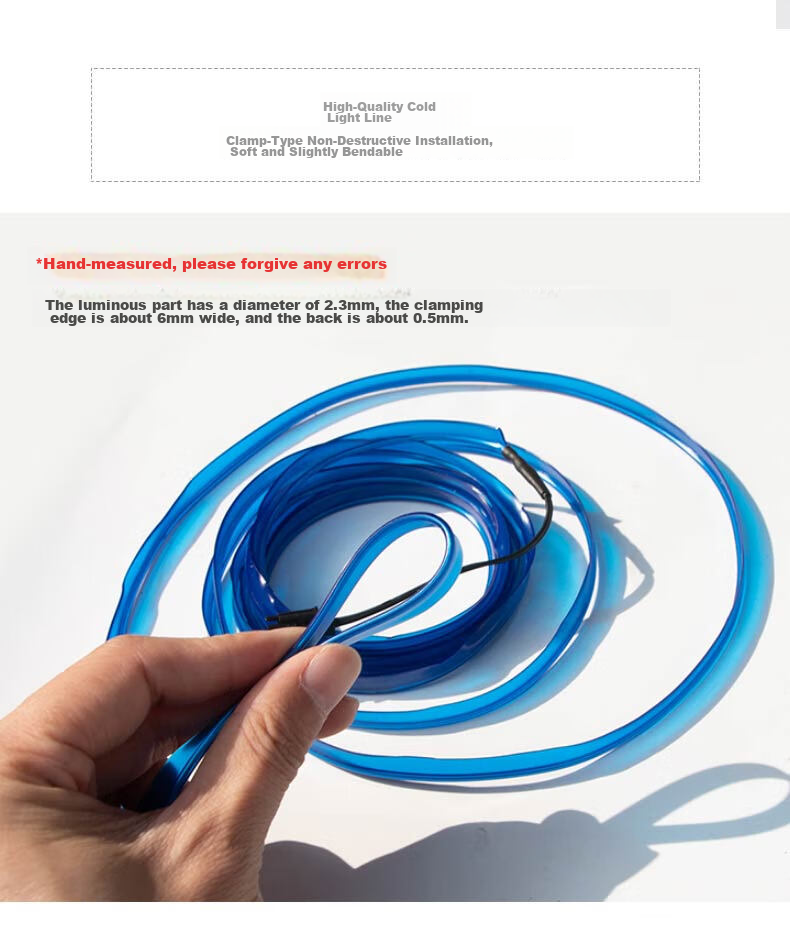 Siwangongli Car Interior LED Light Strip, USB Atmosphere Cold Light Line, Car Modification, No Wiring Required, SWY6527 8