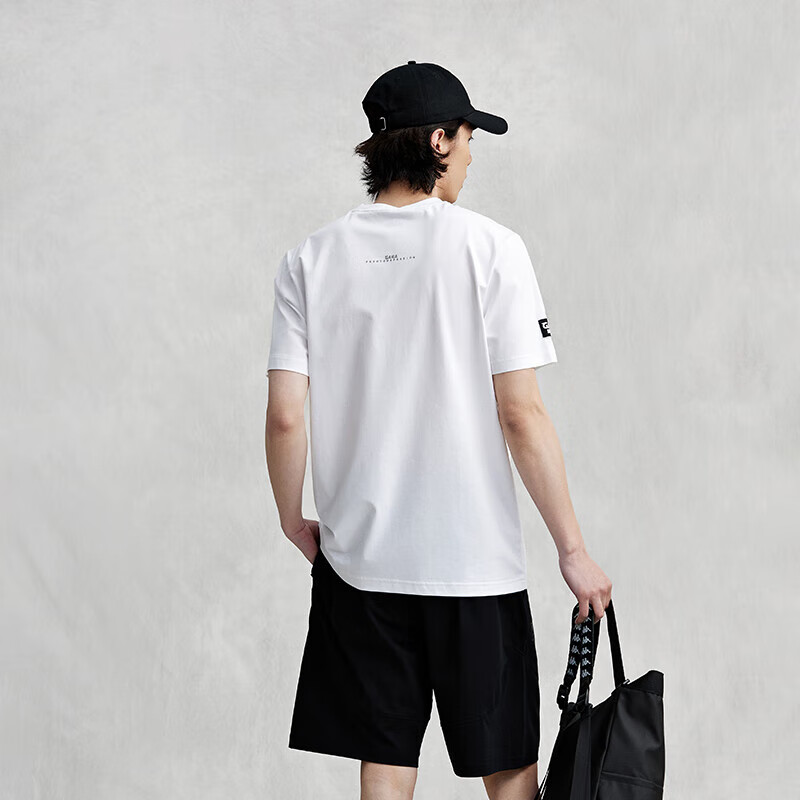 Kappa Back-To Summer 2025 New Sports Sun Protection Short Sleeve T-Shirt for Men, Slim Fit Cool Half Sleeve K0E32TD70D