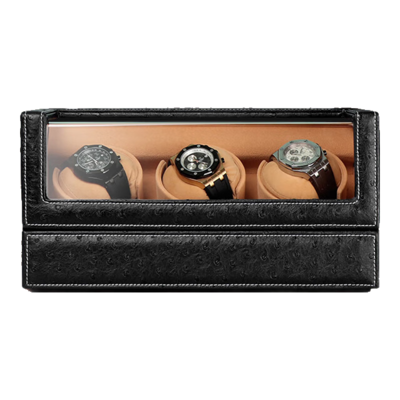 DrikLux Watch Winder, Automatic Mechanical Watch Shaker, Home Use Quiet Anti-Magnetic Watch Storage Box, Gift for Elders, New Year Present