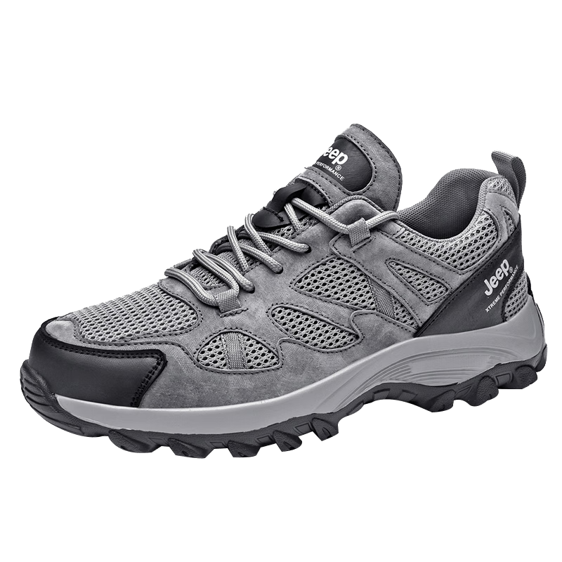 JEEP Hiking Shoes for Men, Outdoor Sports Shoes, Breathable Casual Running Shoes, Non-Slip Wear-Resistant Off-Road Mountain Climbing Shoes for Men 1228