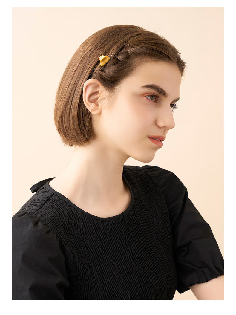 ALEXANDRE DE PARIS Versatile Hair Claw Clip Barrette Hair Accessory Mid-Autumn Festival Gift Mini-N3 without Crystal 7