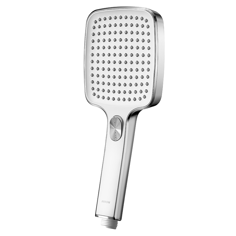 ARROW Pressurized Shower Head with Thickened And Enlarged Panel AE58101CP [Large Panel] Square Button Shower Head