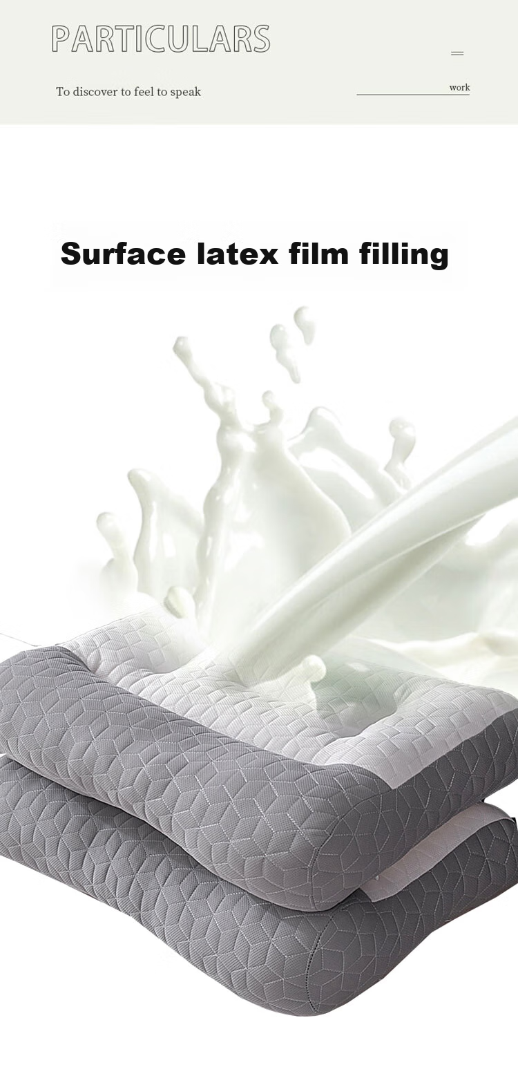 Wuyingongfang Mu Yin Liangpin Textile Subsidiary Latex Cervical Pillow Core Neck Support Pillow Deep Sleep Adult Sleeping Specific 12