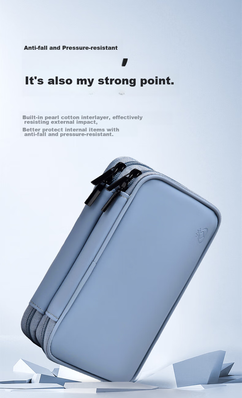 DiYi Workshop Large Capacity Portable Waterproof Hard Drive Storage Bag Compatible with Xiaomi, Coolpad, Huawei, Pisen, Apple, Aigo, Yoobao 30000mAh Power Bank Case 9