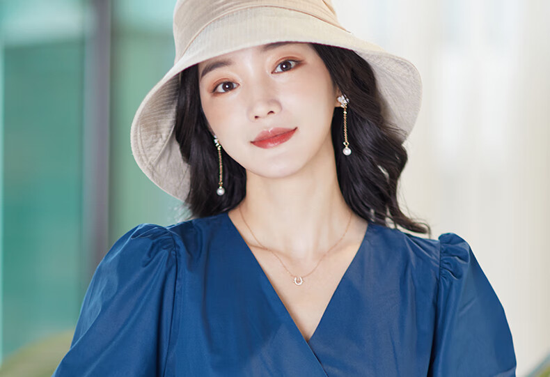 677888 Women's Summer Sun Hat Japanese Style Fisherman Hat Large Brim Sun Protection Cap 15