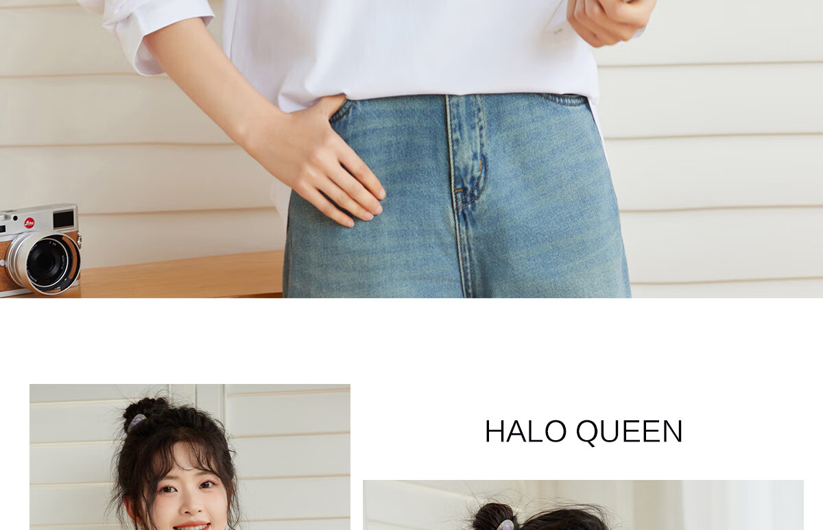 Halo Queen Long-Sleeve T-Shirt for Women, Spring And Autumn Round Neck Letter Print Casual Loose Comfortable Base Shirt Top New Product H143T2011 35