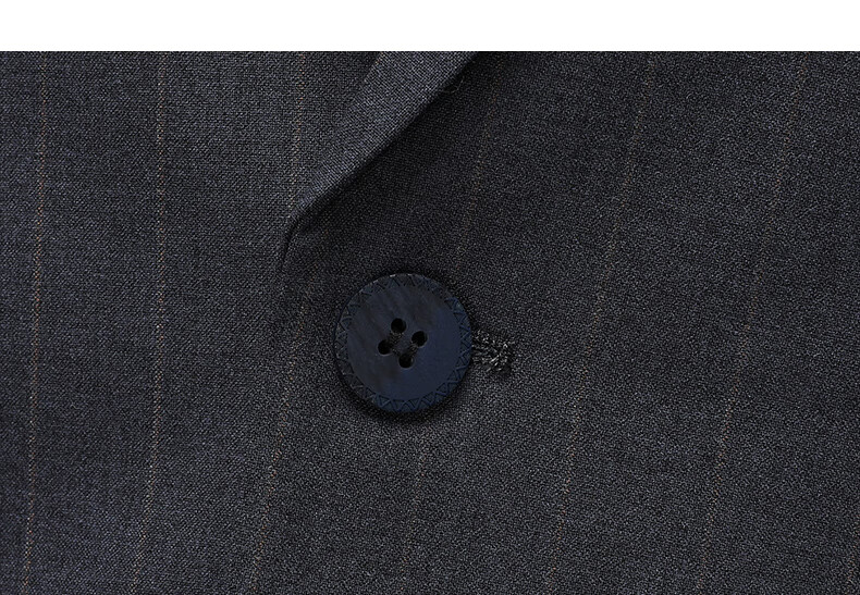 FIRS Wool Blend Men's Slim Fit Business Suit Formal Workwear Tuxedo 10