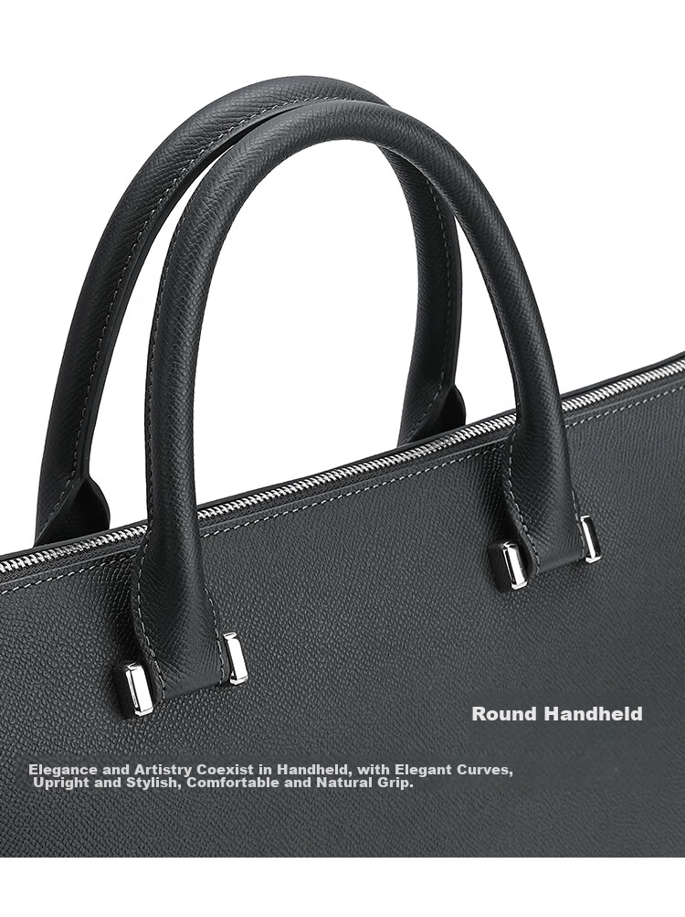 Goldlion Business Briefcase Handbag, Leather Men's Bag, Laptop Bag, Large Capacity Work Bag, Birthday Gift 15