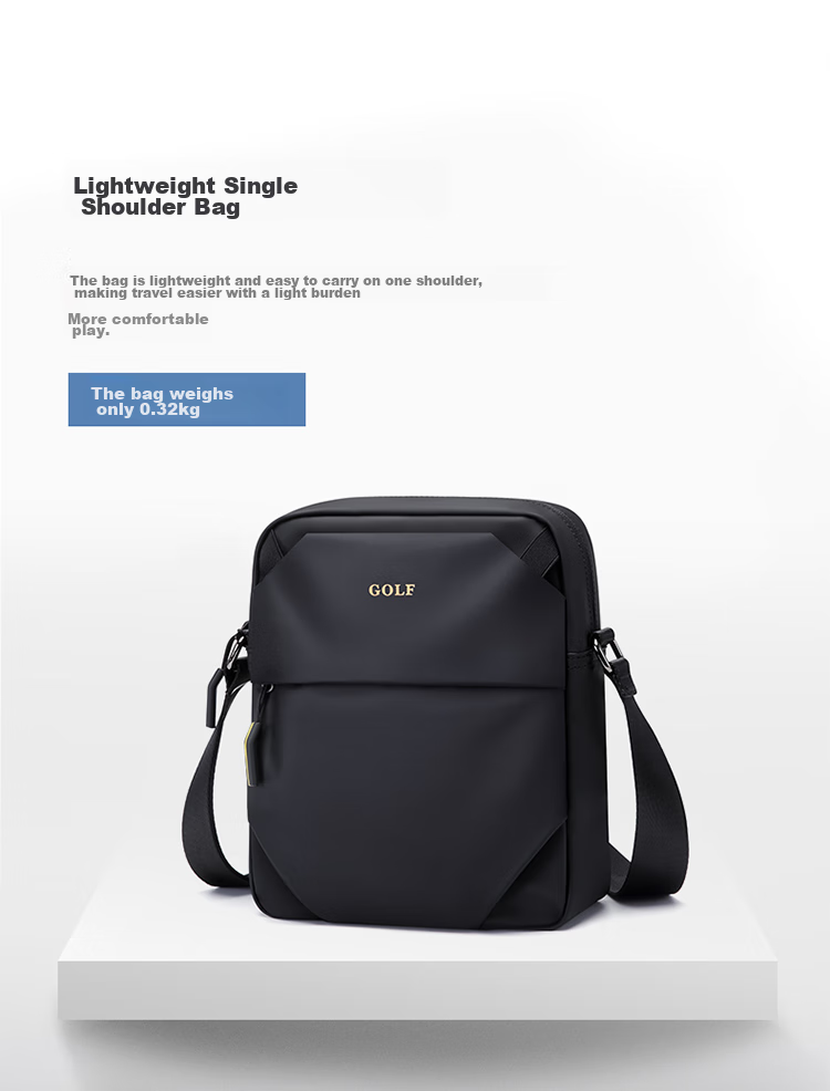 GOLF Shoulder Bag, Casual Crossbody Bag for Men And Women, Lightweight Versatile Handbag, Trendy Phone Pouch, Sports Bag 3