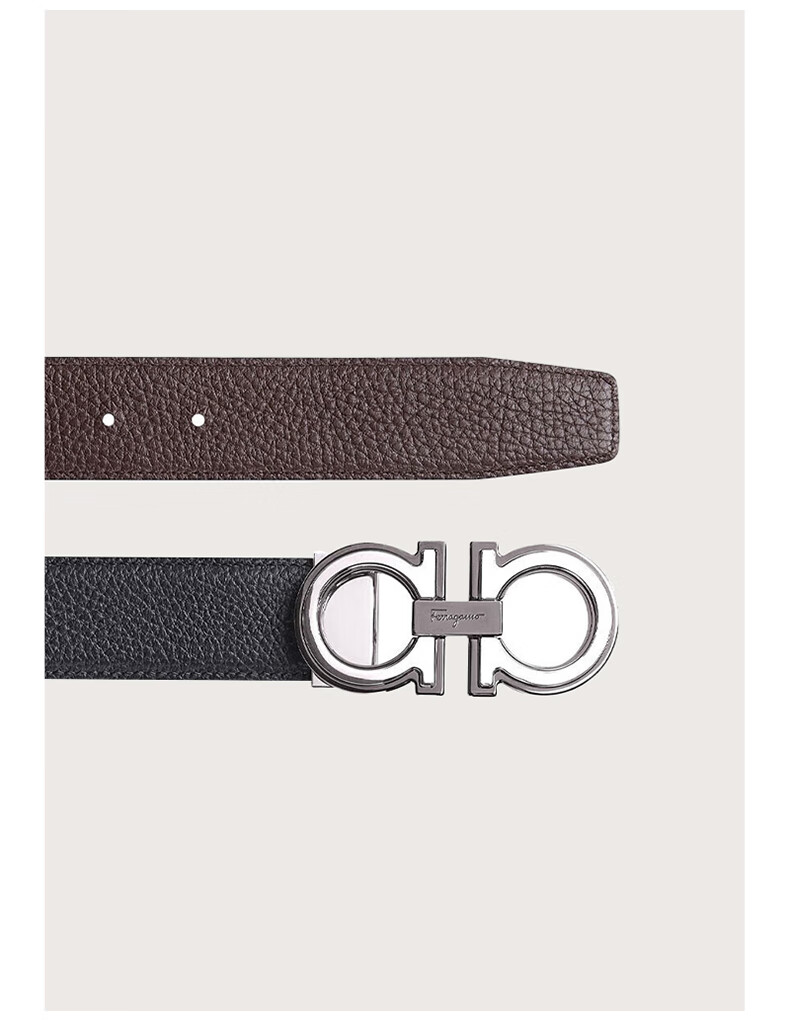 Ferragamo Men's Reversible GANCINI Belt 0734227_C_105, Gift for Boyfriend 6
