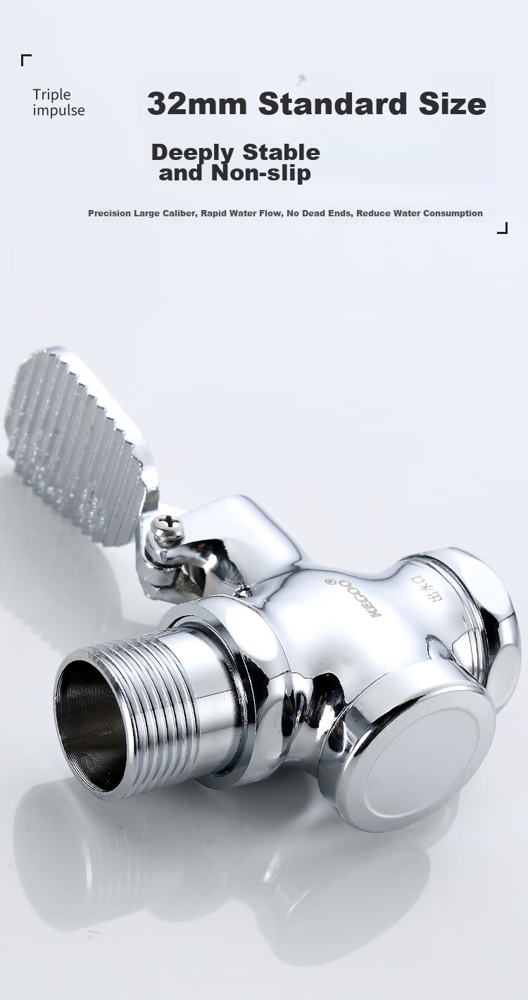 KEGOO Toilet Squatting Pan Foot Pedal Valve, Squat Toilet Foot-Operated Flush Valve, Brass Valve Body K5031 7