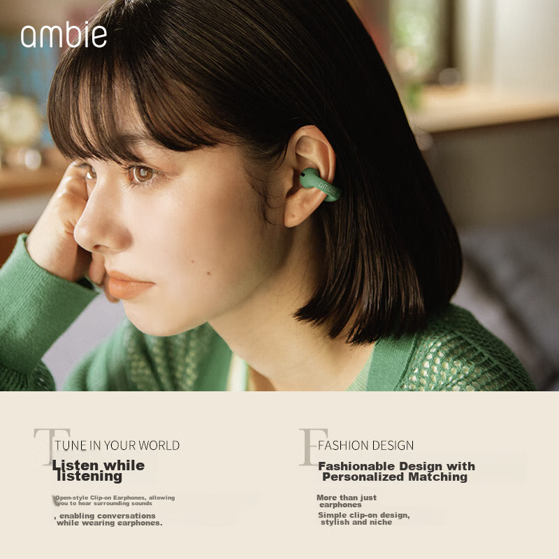 Ambie Liu Yutong's Sony Clip-On Non-In Bluetooth Headphones AM-TW02, Classic White Apple, Huawei Apple, Huawei Can Provide Invoice