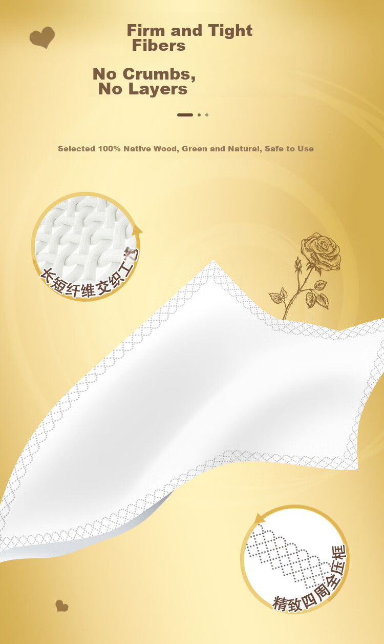 Qingfeng Forest Breath Scented Series 4-Ply 5 Sheets * 30 Packs Tissue Small Portable Pack 10