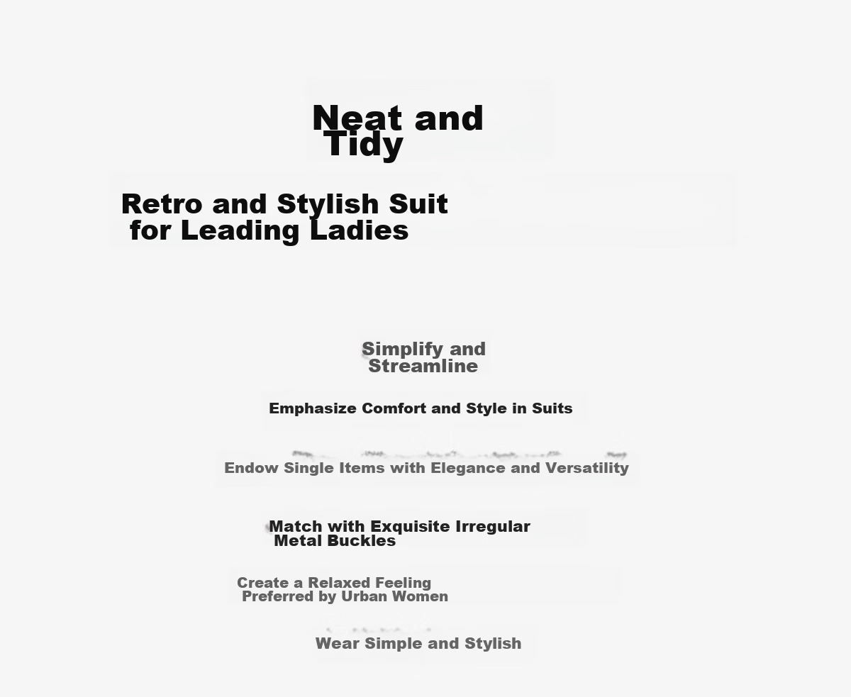Chushen Spring And Autumn Women's Suit Jacket, Retro High-End Fashion Elegant Commuter Casual Coat Outerwear S143U6009 4
