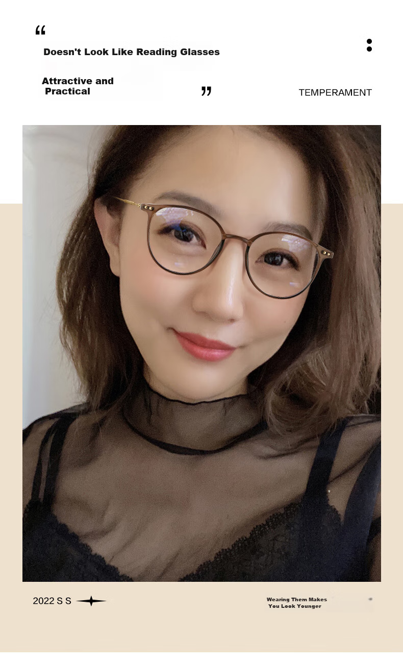 Bertha Reading Glasses for Women, Genuine High-Definition Anti-Blue Light Fashionable Age-Reducing Ultra-Light Reading Glasses from Top Ten Eyewear Brands 3