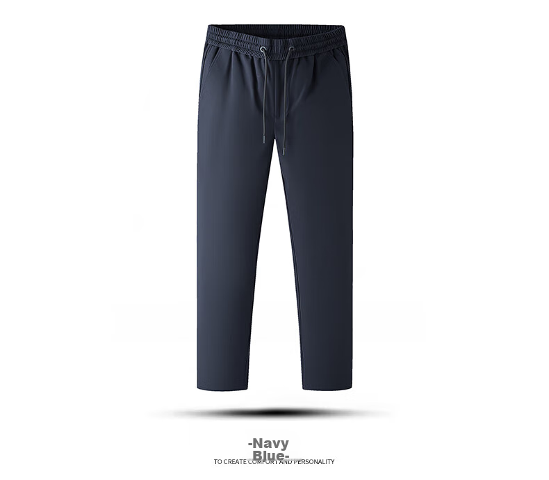 Yalu Men's Thickened Goose Down Straight Leg Pants Warm Loose Fit Fleece-Lined Winter 2025 Cold-Resistant Outdoor Trousers 13