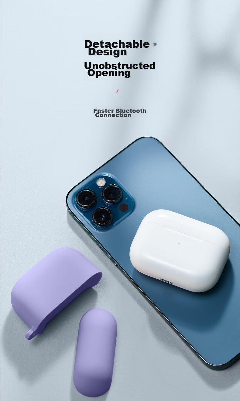ESR Compatible AirPods 3 Case, 2021 Apple Third-Generation Wireless Bluetooth Earphone Cover, Silicone Ultra-Thin Charging Shockproof Case with Hook for Anti-Loss Storage Box, Red 9