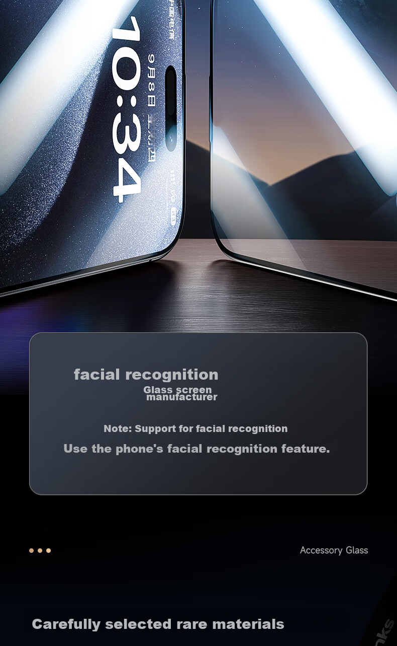 Benks Camera Lens Protector for Apple IPhone 15 Pro/15 Pro Max, Anti-Scratch Protective Film for Rear Camera Lens of IPhone 15 Pro/15 Pro Max 4