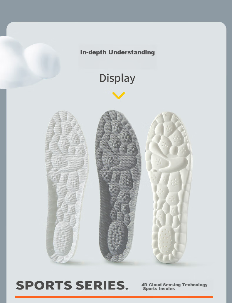 Nanjiren 2 Pairs Sports Military Training Insoles, Soft And Elastic, Comfortable for Long-Standing, Shock-Absorbing, Breathable, Sweat-Wicking, Squishy Feel, Basketball Size 41-42 16