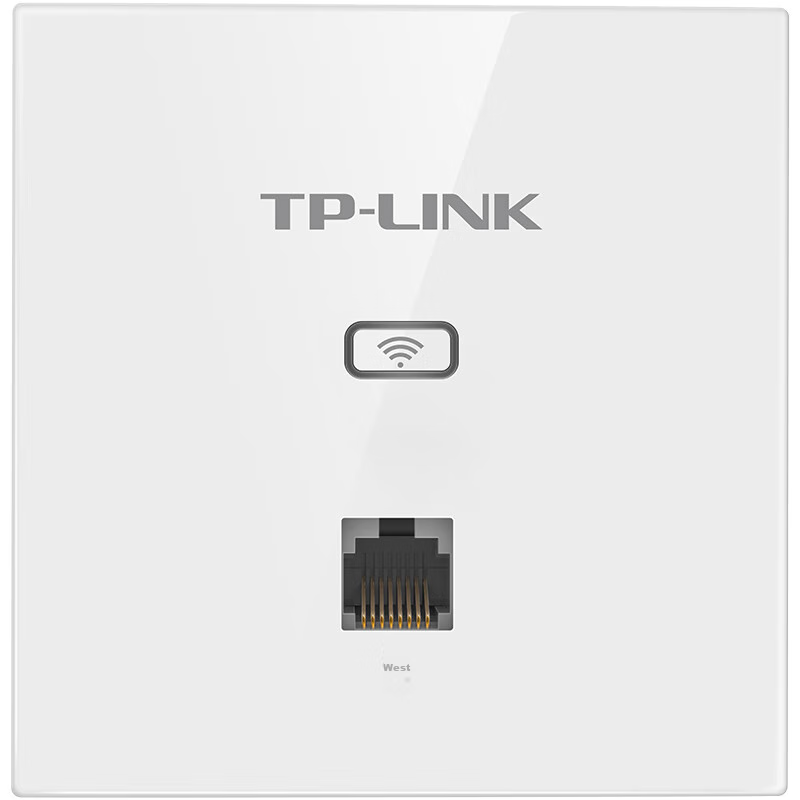 TP-LINK AP450I-POE Slim (Square) 450M Wireless 86-Type Panel AP Enterprise-Grade Hotel Villa Whole-House WiFi Access POE Power Supply AC Management