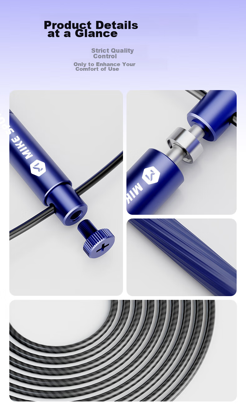 Mike's Recommended Bearing Speed Jump Rope Steel Wire Alloy for Adults, Fitness Weight Loss Exercise Competition And Exam Use 12
