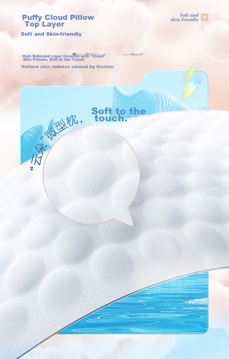 Cojin SUREWIN Baby Diapers, Size L, 80 Pieces, Ultra-Thin And Breathable, Summer Infant Diapers 2