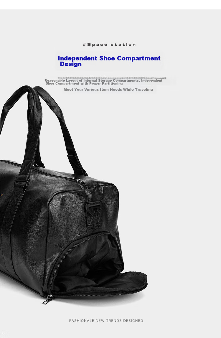 Mark Fairwhale Dry and Wet Separation Independent Shoe Compartment Casual Sports Swimming Fitness Bag Large Capacity Handheld Luggage Tote Travel Bag 17
