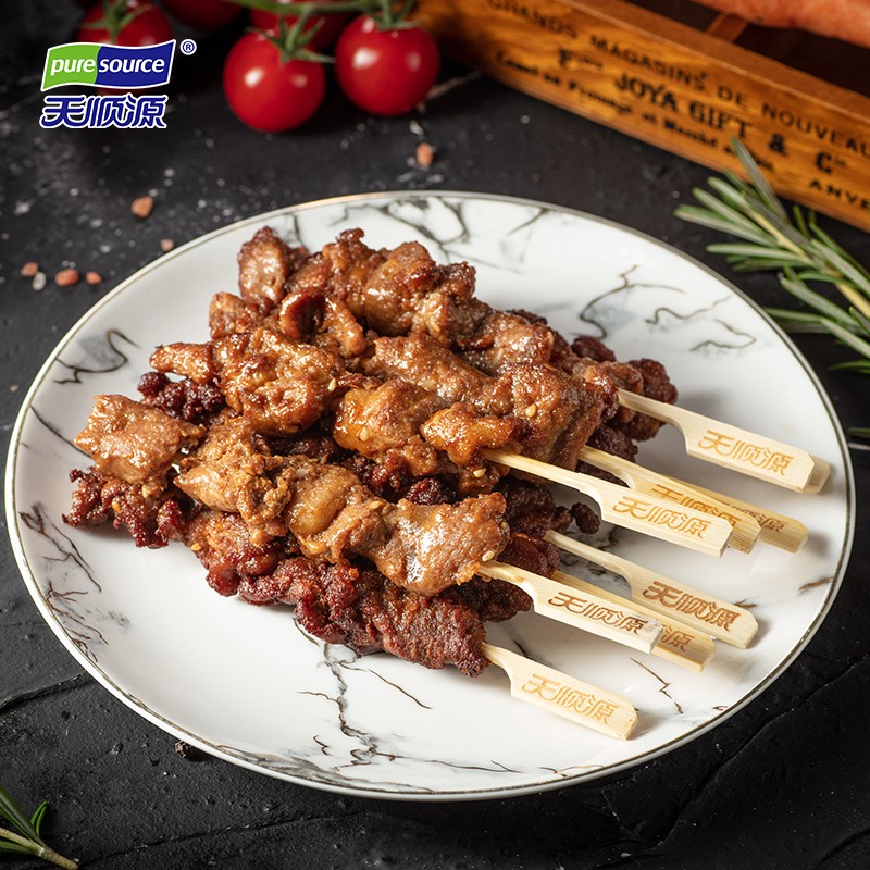 天顺源 羊排肉串 480g约20串 精选羔羊羊排 孜然味 烧烤食材