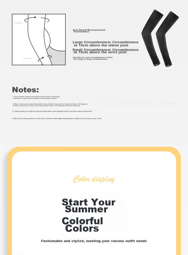 Li-Ning Ice Sleeves for Men And Women, Sun Protection Arm Sleeves, Ice Silk Arm Covers, UV Protection, Running Sports Sleeves, Cycling Arm Guards, Cool-Feeling White 14