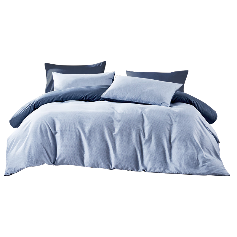 FUANNA Home Textiles Pure Cotton Duvet Cover Single Piece Full Cotton Quilt Cover for Double Bed (180cm) Extra Large (230*229cm) Minimalist Desig