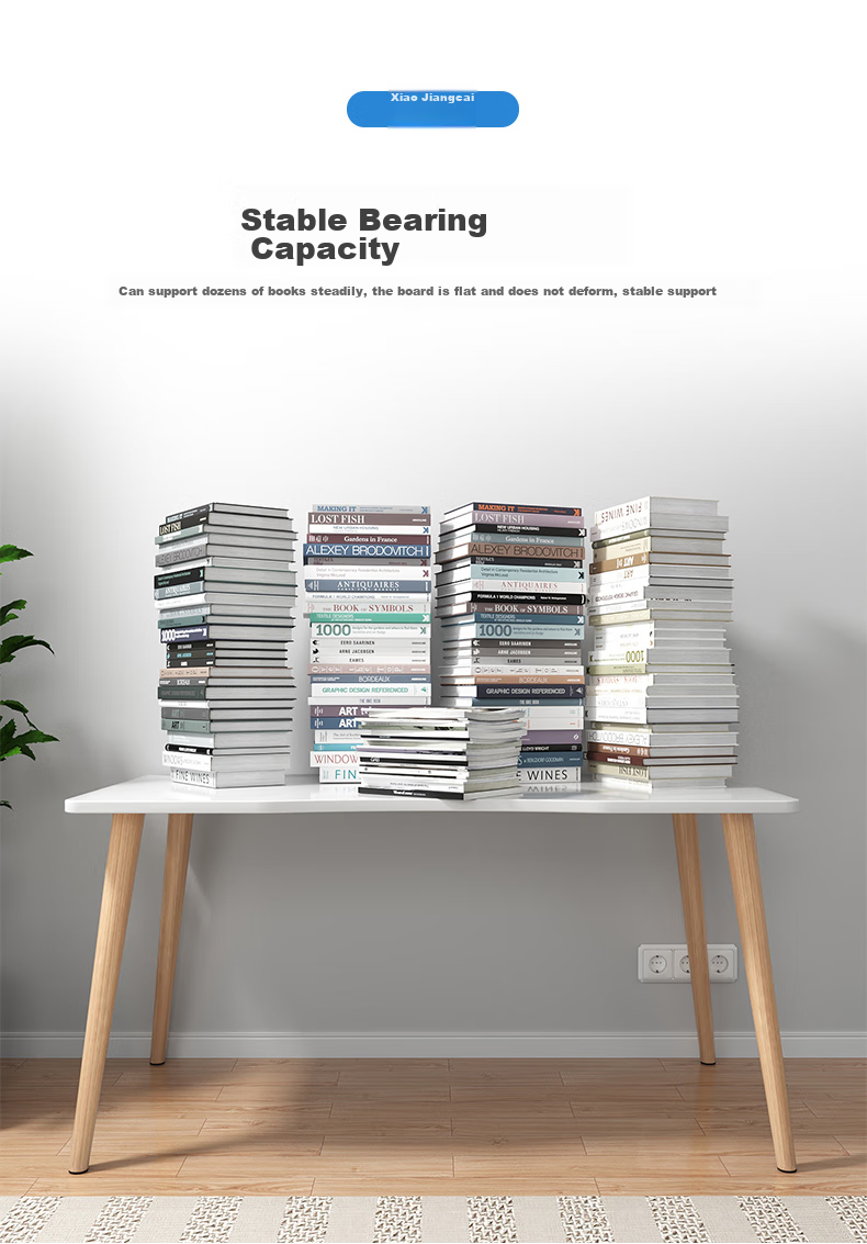 XIAOJIANGCAI Computer Desk, Desktop Laptop Simple Study Table, Home Office Workstation, Writing Desk for Bedroom And Study Room 8
