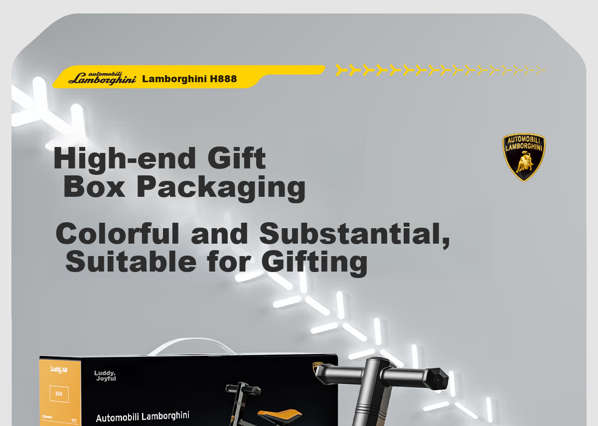 AUTOMOBILI LAMBORGHINI Children's Balance Bike for Ages 1-3, Anti-Rollover Baby Toy, National Day Birthday First Birthday Gift, Gliding Walker 25