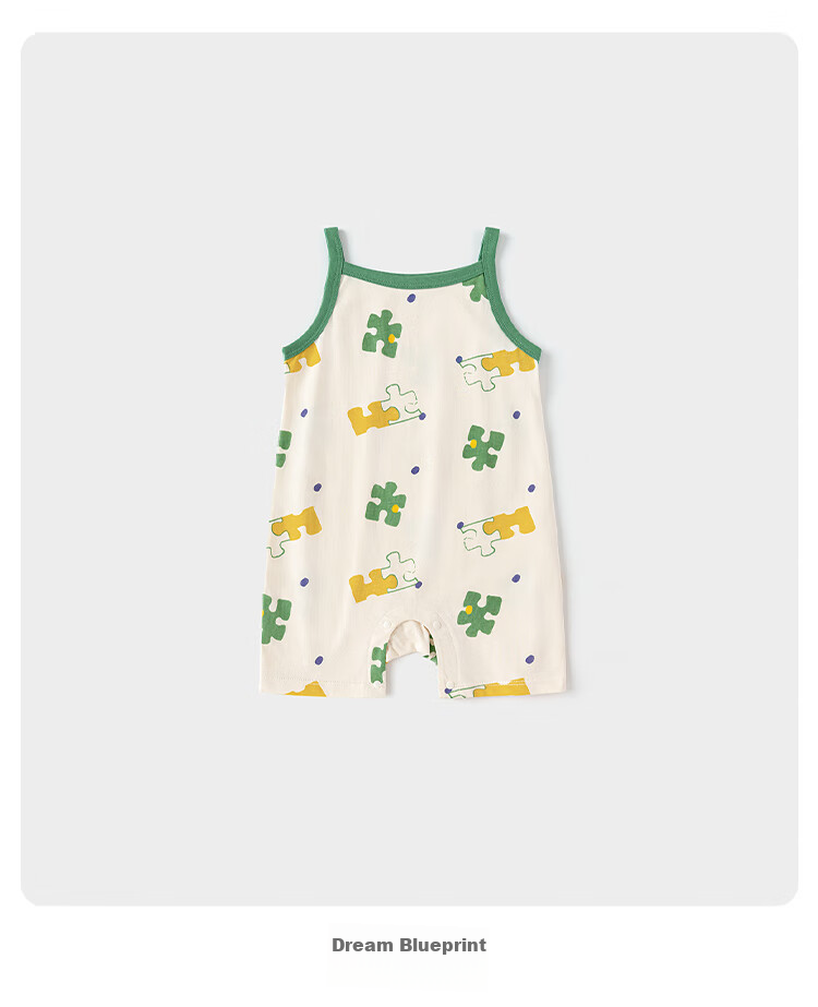 Babylove Baby Romper with Sleeves, Summer Thin Pure Cotton Onesie for Boys And Girls, Cute Short Crawling Outfit for Outdoor Wear 14