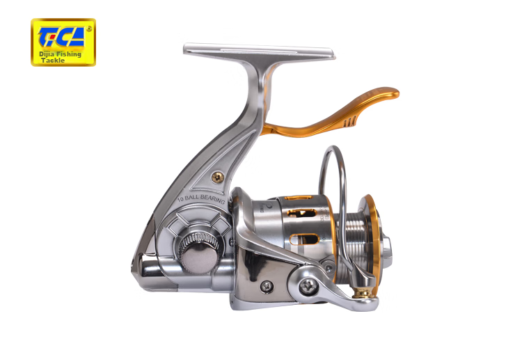 Dijia Fishing Reel SMAT2508, Handbrake Reel, All-Metal Line Cup, 10-Axis Anti-Corrosion Bearing, Rock Fishing Reel, Sea Fishing Reel, Long-Distance Casting Reel, Spinning Reel, Fishing Reel, Can Be Interchanged between Left And Right Hands 9