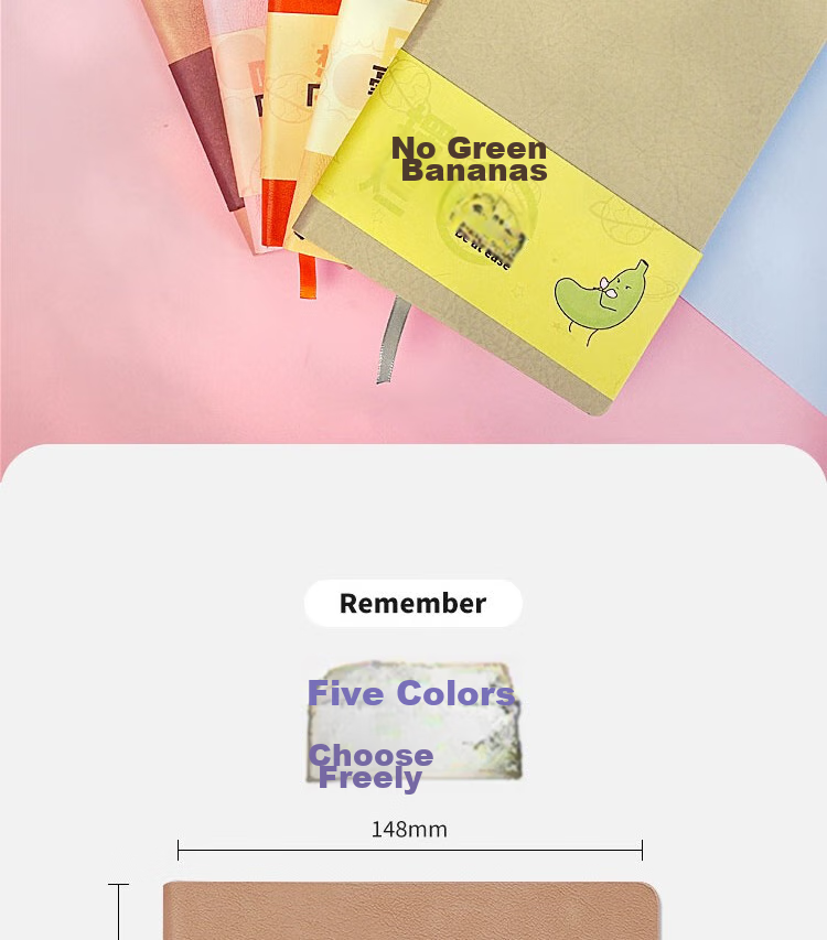 TANGO Minimalist Instagram Aesthetic Self-Discipline Check-In Soft Cover Notebook, Efficiency Management Study Plan Book Emotional Schedule Record Book, A5 Size, 100 Pages, Orange Cover Ope 2