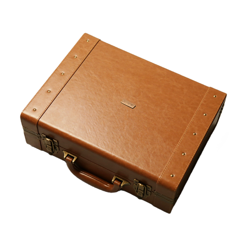 Wu Brand Vinyl Record Player, Bluetooth Speaker And Turntable Combo, Vintage Wooden LP Phonograph, Haishang Qianxi 1900mini Retro Brown, Graduation Season Gift