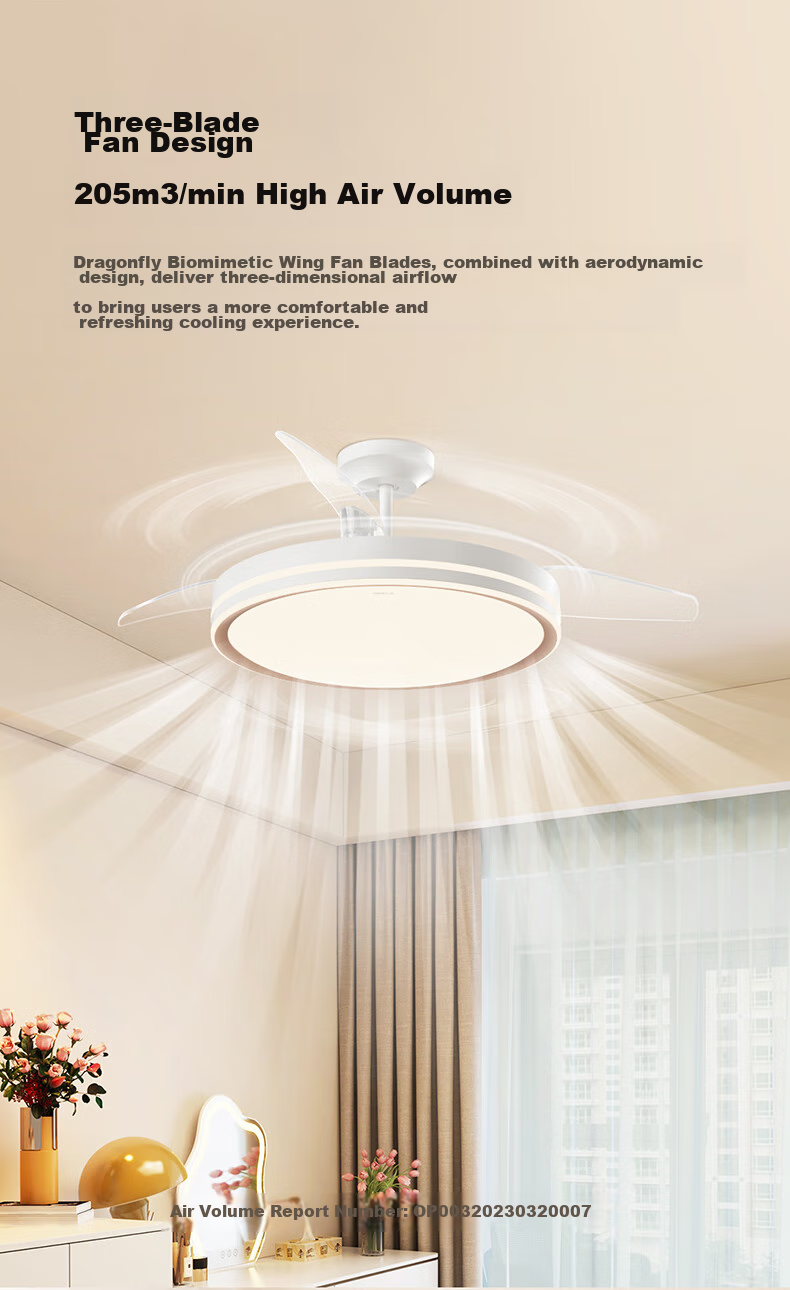 OPPLE Full Spectrum Fan Light, Ceiling Fan Light, Electric Fan Smart Lighting, Kitchen Air Conditioner Companion, Bedroom Ventilation Fan, Level 1 Energy Efficiency 5