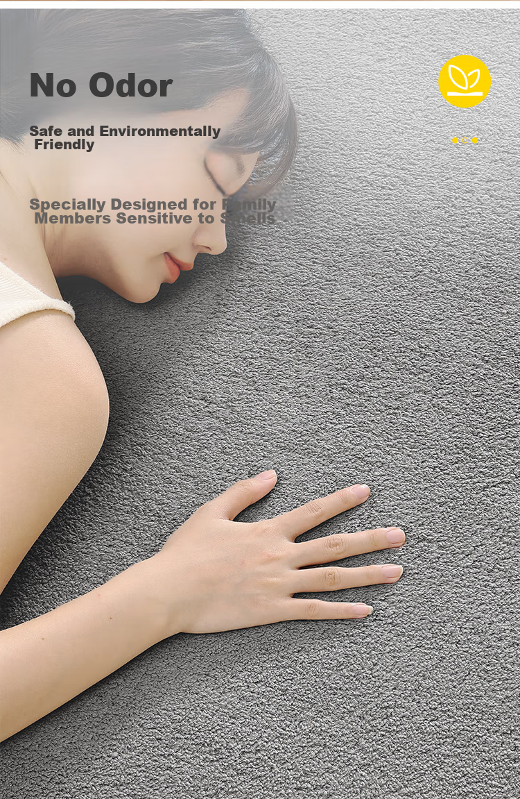 Dajiang Bedside Rug, Bedroom And Dressing Room High-End Soft Bed Runner, Long Strip Carpet for Front of Bed, 80x160cm 7