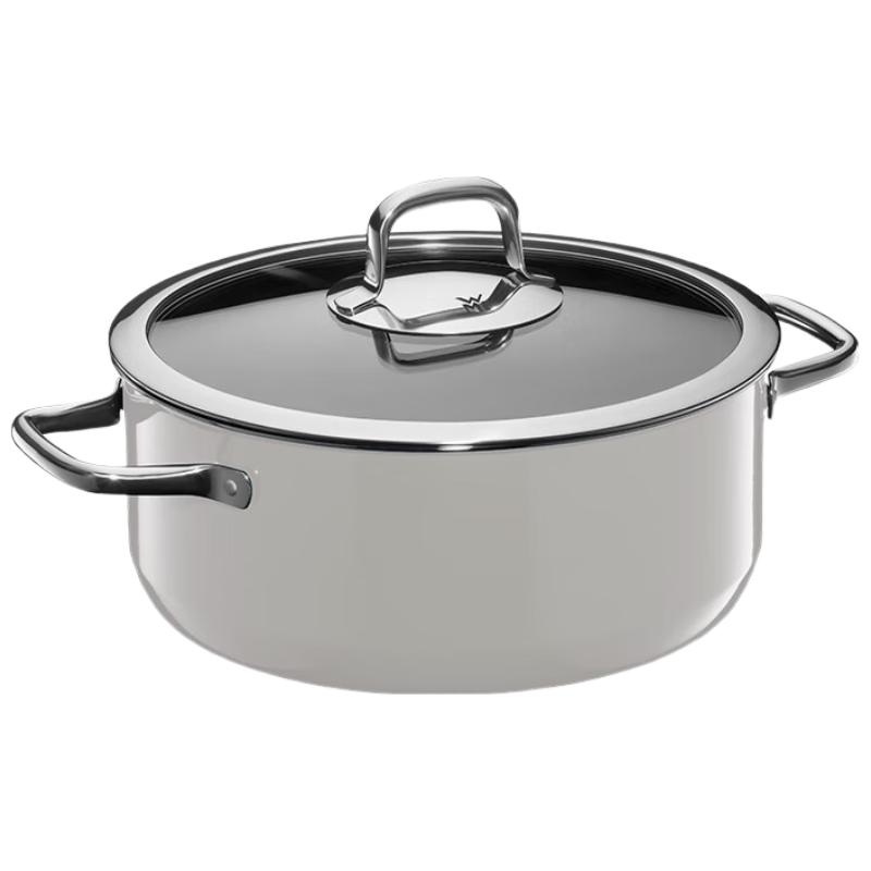 WMF Futenbao Imported Cookware Non-Stick Pot for Soup And Stewing, Nai Cai Rice Light Soup Pot 24cm White Housewarming Kitchen Essential