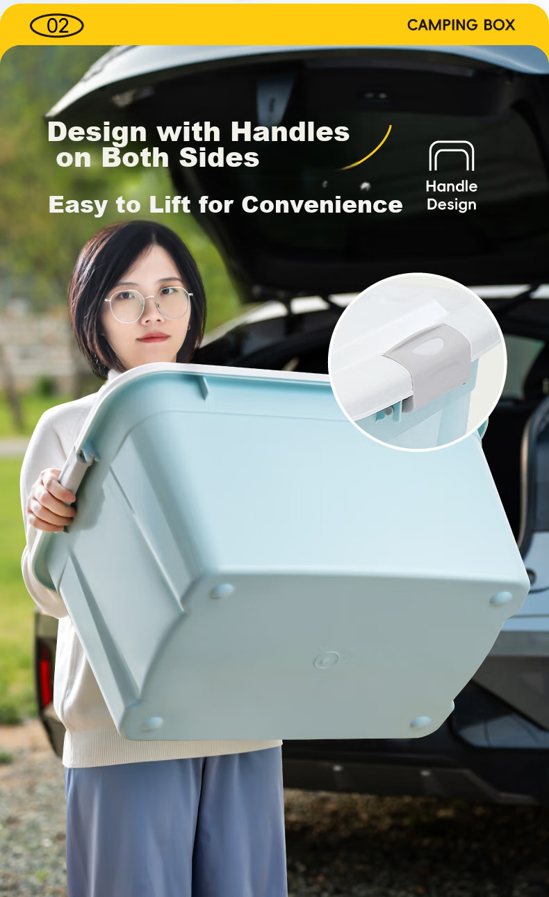 Xitianlong Xishiduo Car Trunk Storage Box, Vehicle Storage Container, Organizer Box, 51 Liters, Single Pack 5
