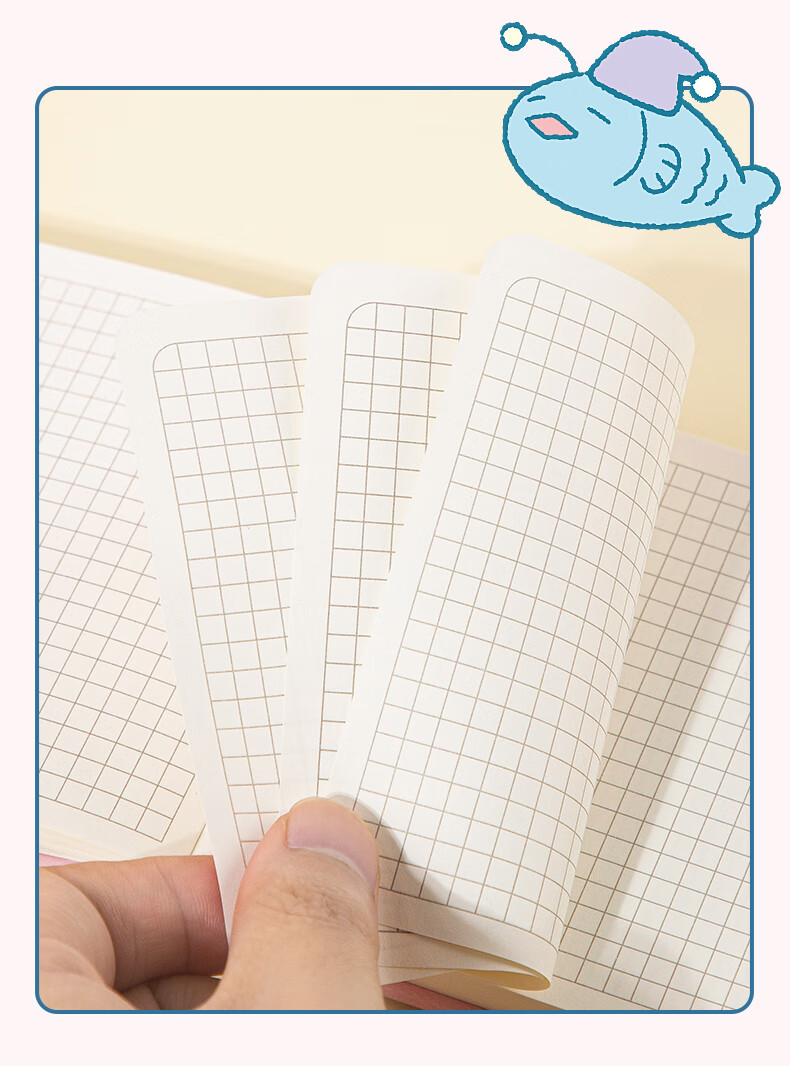 GuangBo X Sanrio Plush Bear Series Square Pocket Notebook, Journal, Diary, 98*98mm/80 Sheets Mixed Colors SL941017 5