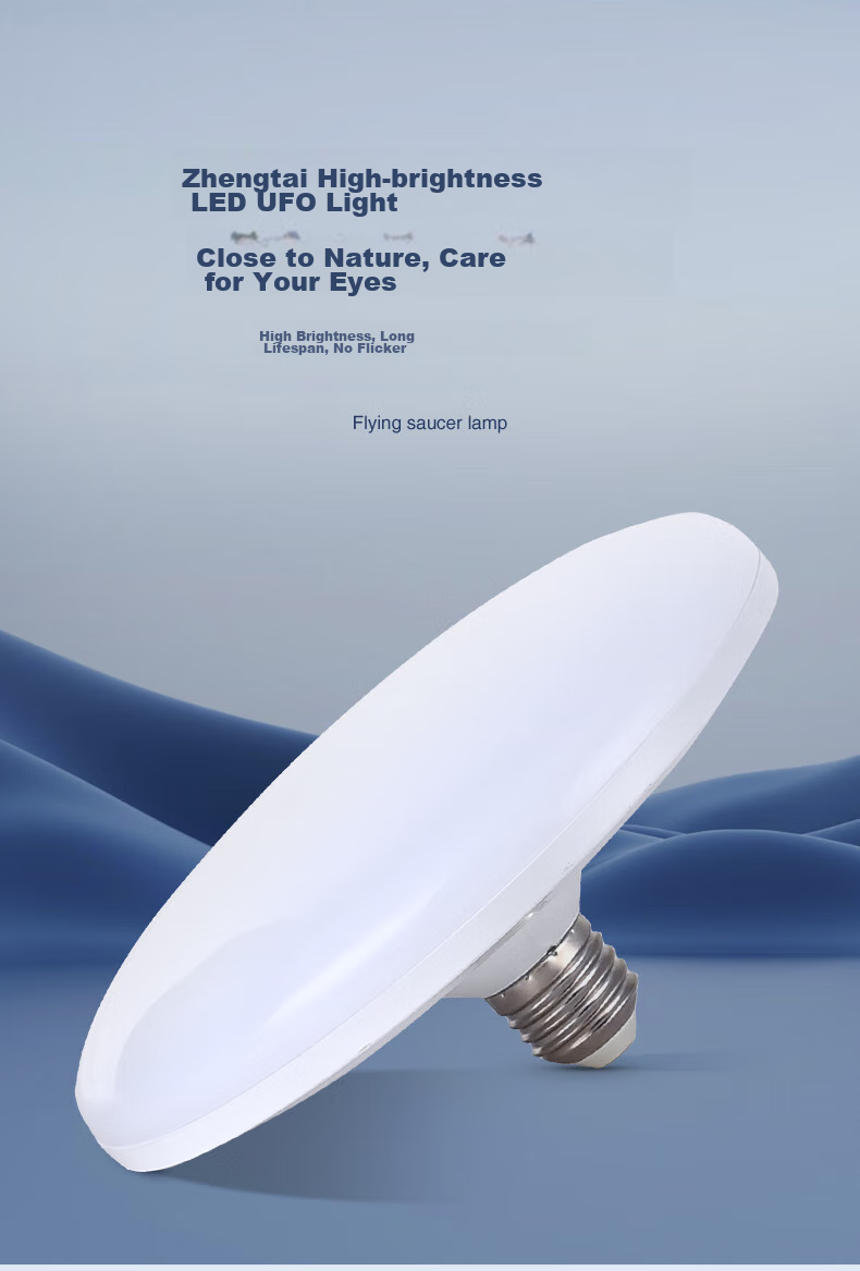 CHNT LED High-Power Bulb, UFO Light, Energy-Saving E27 Screw Base Globe Bulb, for Home And Commercial Use, 36W Cool White Light 1