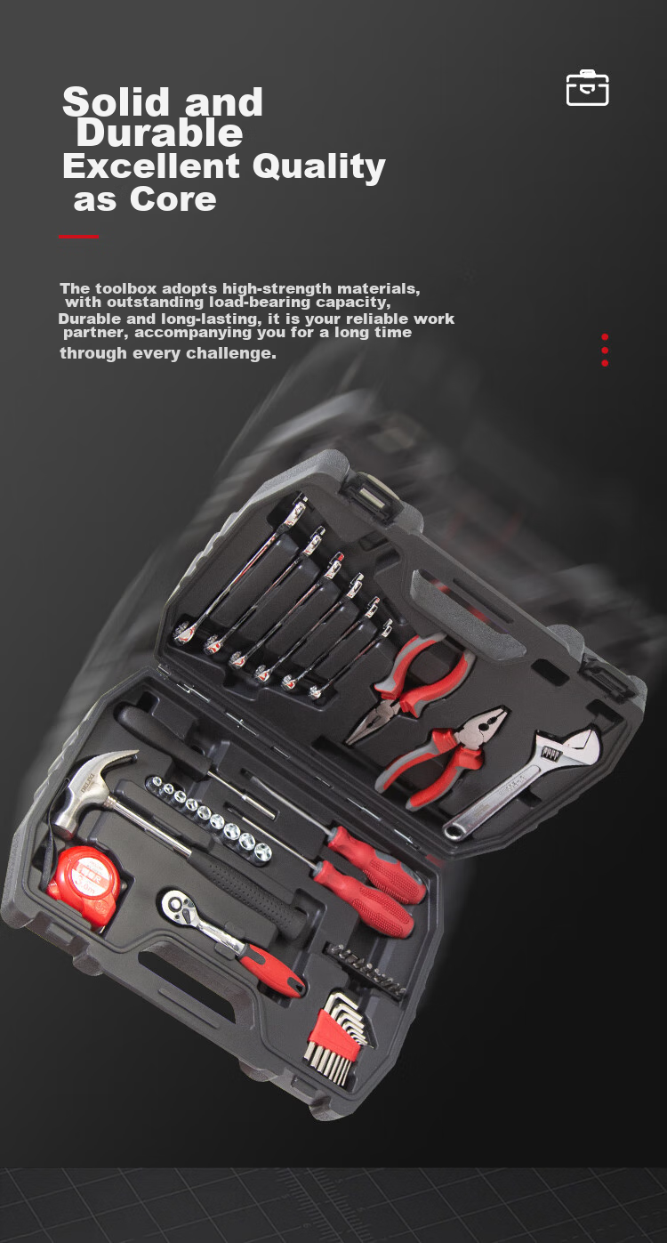 DELIXI ELECTRIC Household Multi-Functional Hardware Tool Set for Electricians And Carpenters, Repair Tools Kit for Telecommunications Maintenance, 13-Piece Set 5