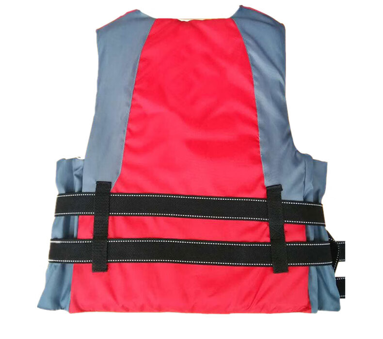 ASORAIN Red Safety Buckle Adult Life Jacket Swimwear with Whistle for Outdoor Flood Prevention, Emergency Rescue And Rafting 16
