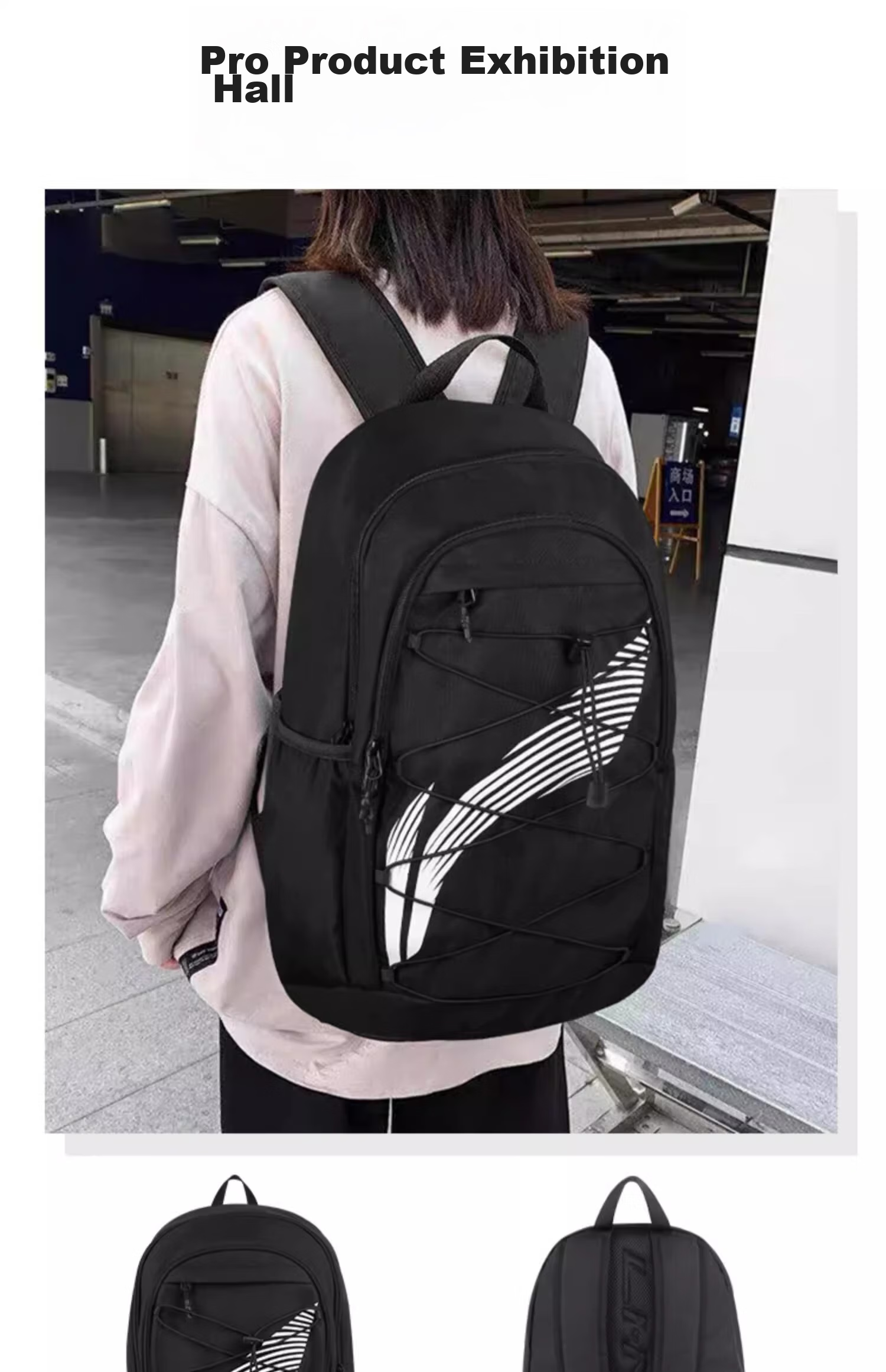 Li-Ning Backpack, Large Capacity School Bag for Men, Middle School High School College Students, Basketball Travel Outdoor Sports Backpack for Wome 24