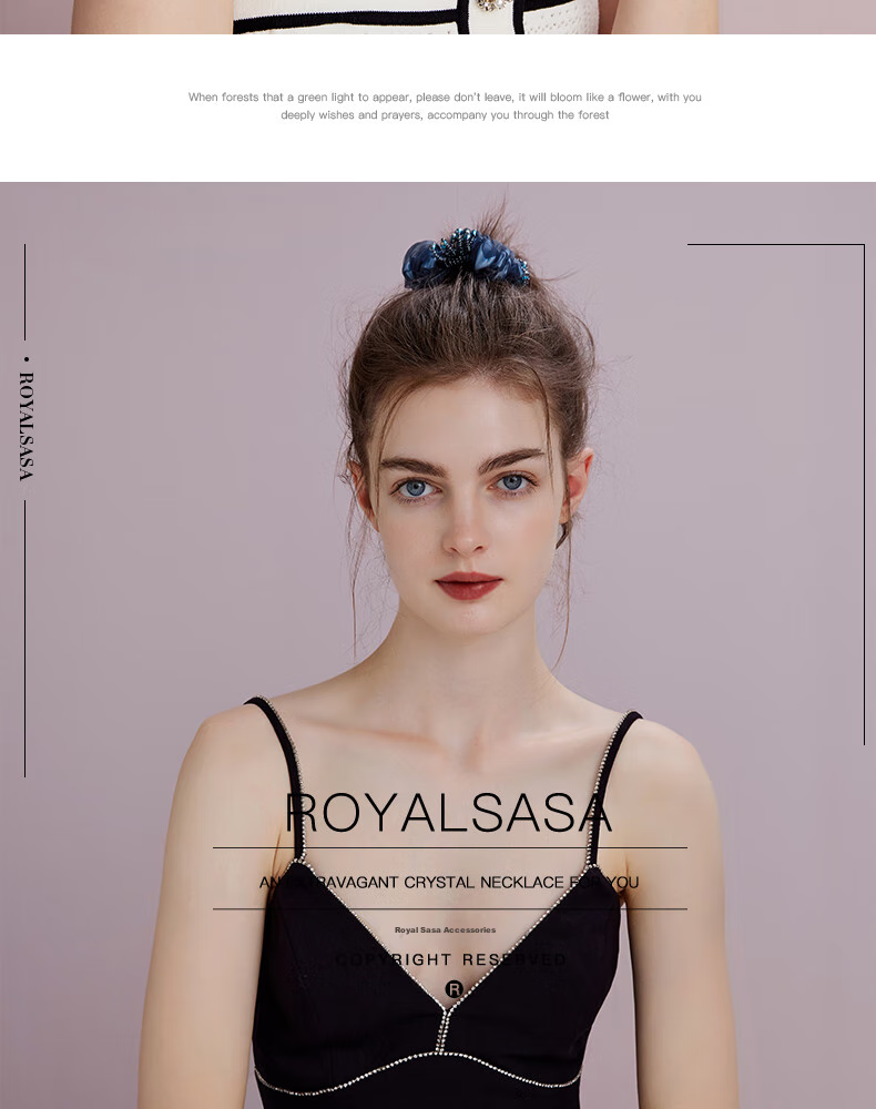 Royal Sasa Hair Accessories, Hair Ties, Beaded Headbands, Handmade Hair Ornaments, Hair Elastics, Braids, And Scrunchies 5
