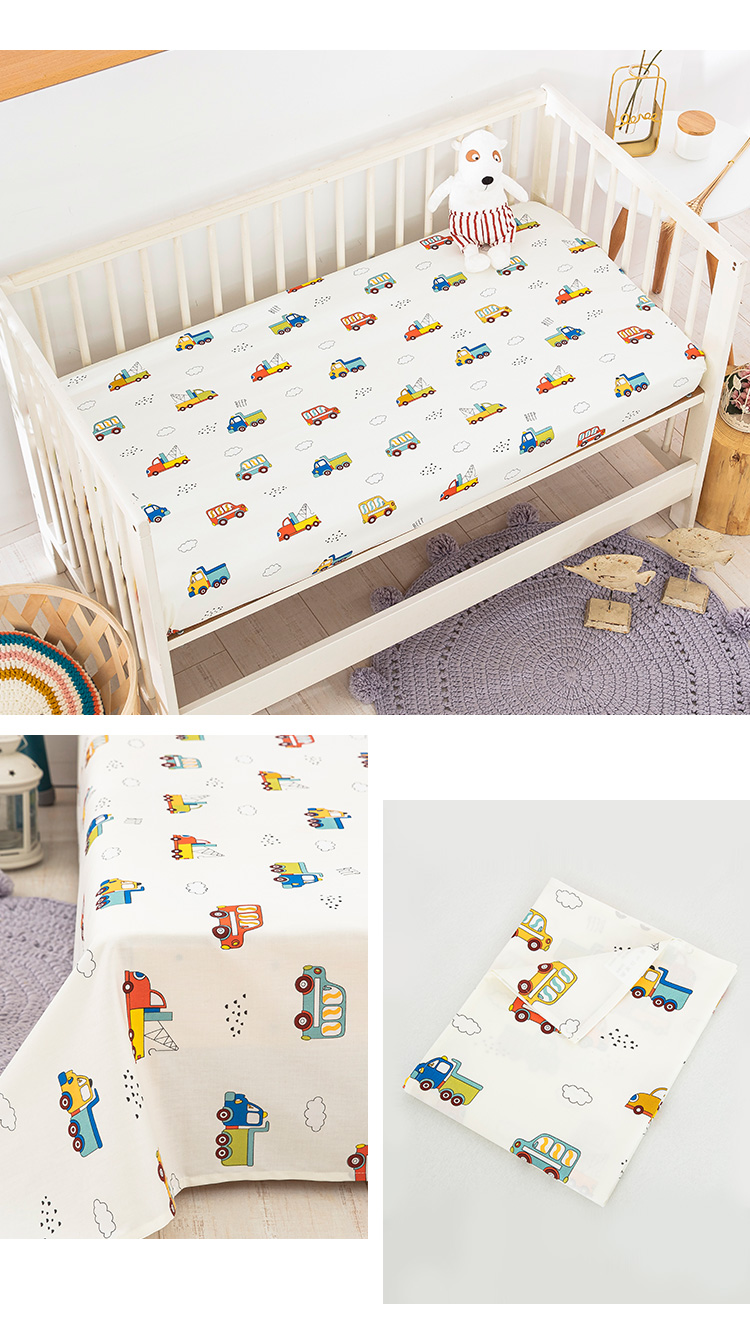 9I9 Baby Bed Sheet, Pure Cotton, Infant And Toddler Bed Sheet, Kindergarten School Opening, All Seasons, Class A, A312 13