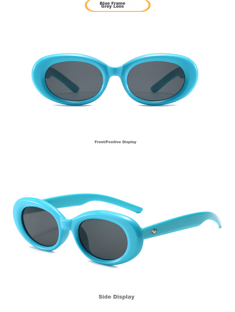LOVECRAFT New GM Children's Sunglasses with Black Gray Lenses, Fashionable Outdoor Street Photography Sunglasses for Boys And Girls 7
