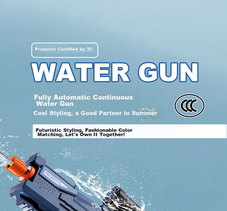 SODEEP Water Gun Toy for Boys And Girls, Pull-Type Water Blaster, Squirt Gun, Spray And Suction, Water Fight Toy, Birthday Gift for Ages 3-6 1