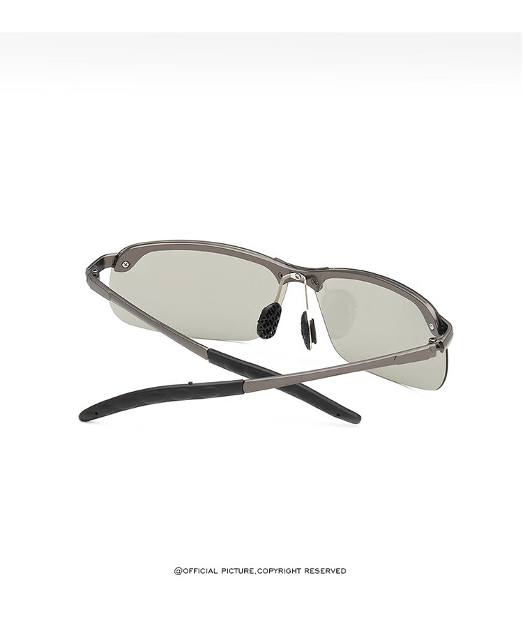 Adandyish Electric Road Bike Glasses, Cycling Photochromic Sunglasses, Sports Protective Eyewear, Fishing Day And Night Dual-Use Windproof Dustproof Glasses 10